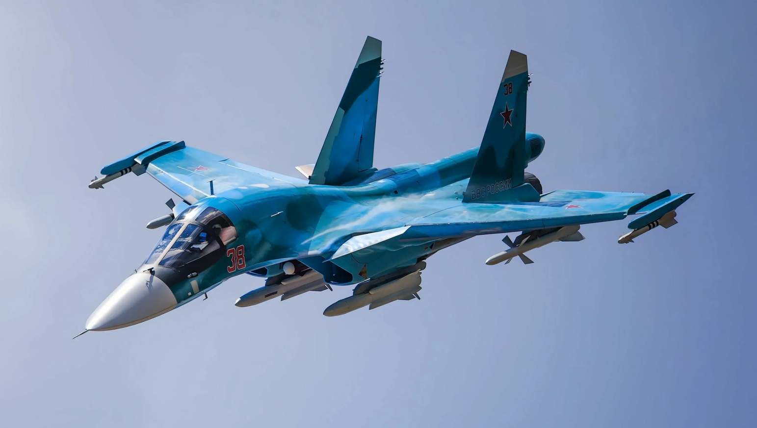 Су-34 в полете