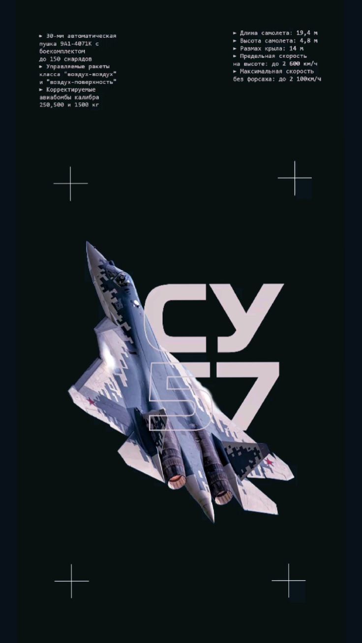 Постер Су-57
